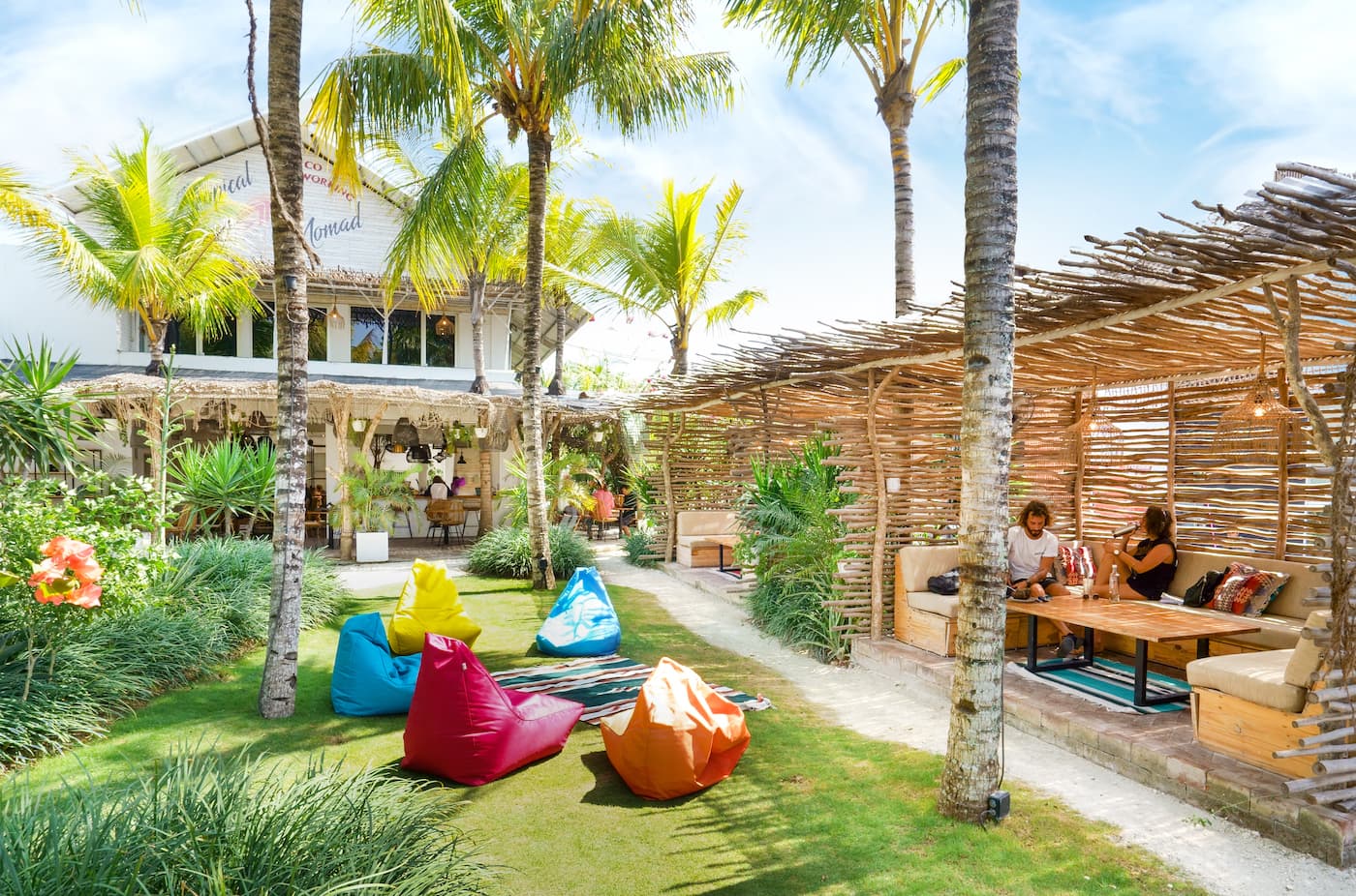 Tropical Nomad outdoor area